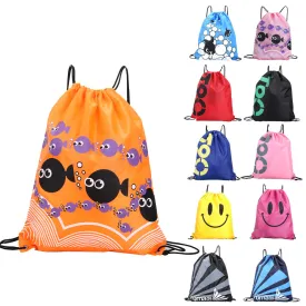 2017 New Swimming Bags Double Layer Drawstring Waterproof Backpacks Shoulder Bag Travel Portable Fold Mini Shoulder Bags