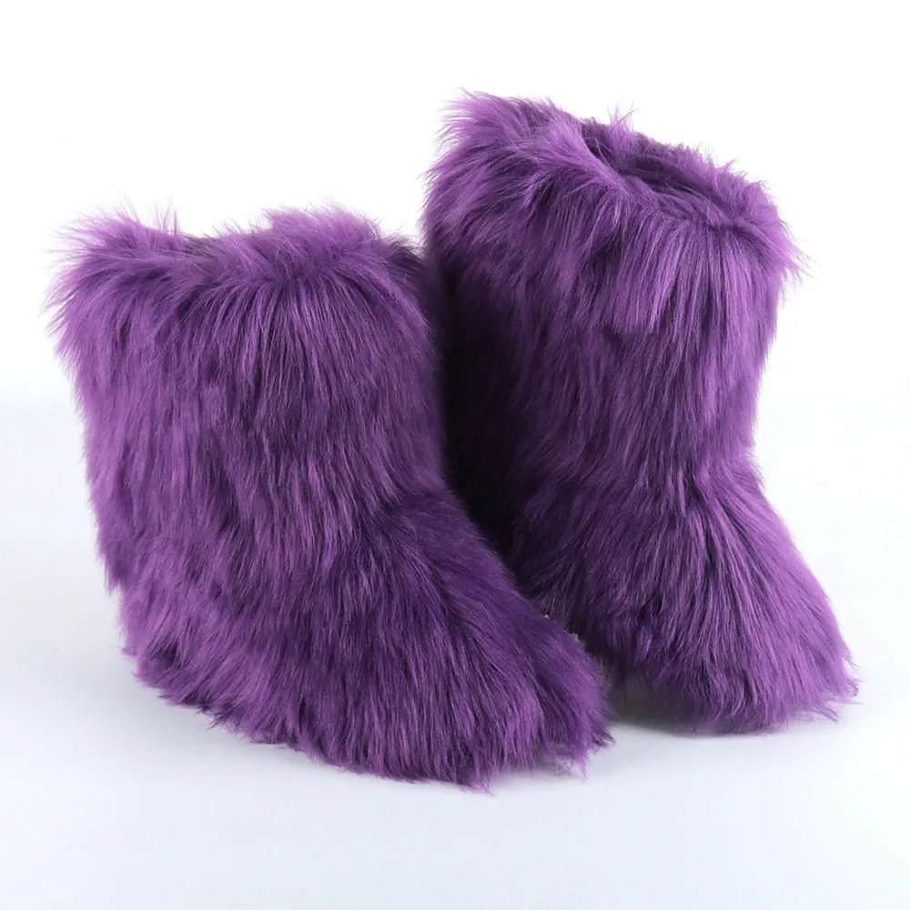 21 LUXURY Faux Fur Boots