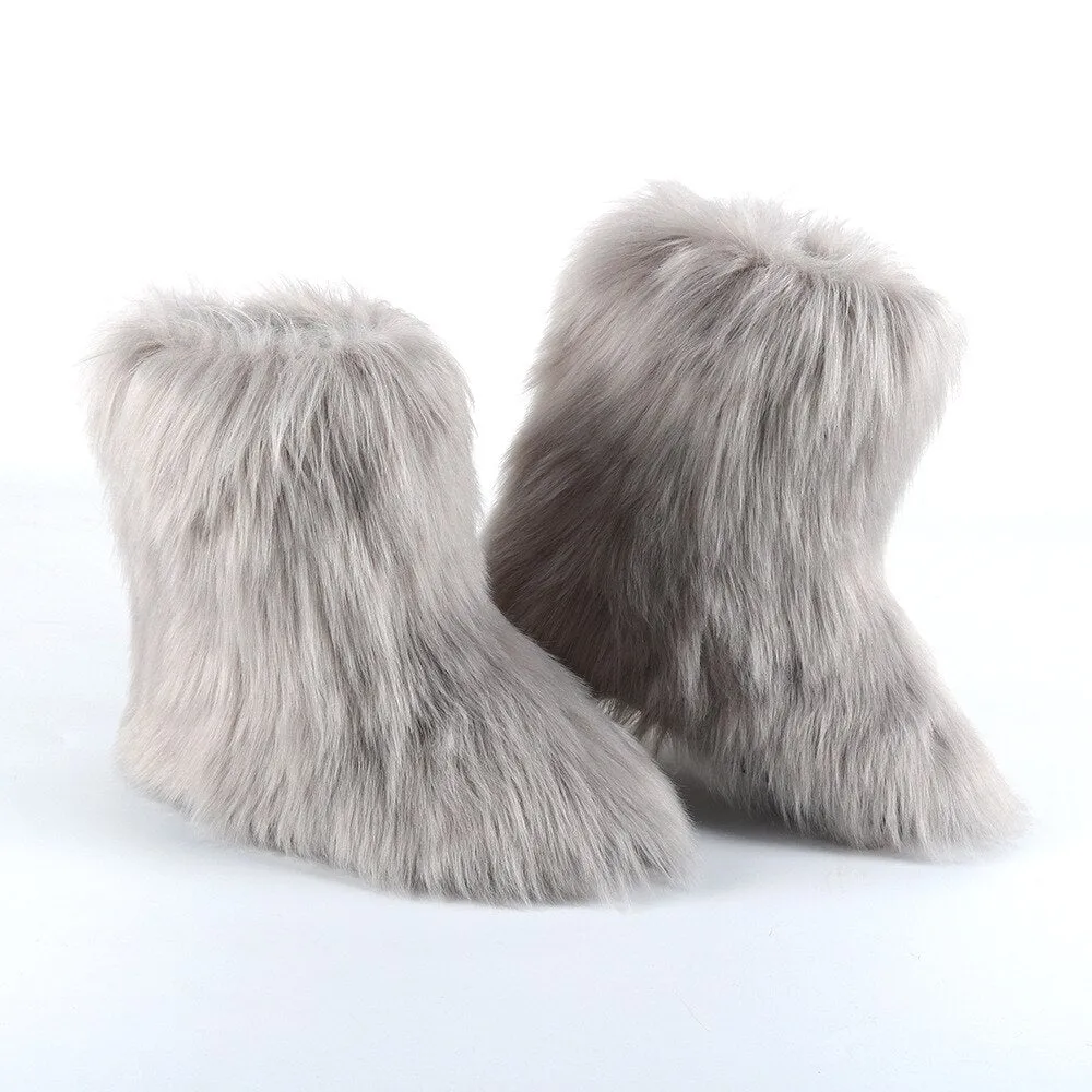 21 LUXURY Faux Fur Boots