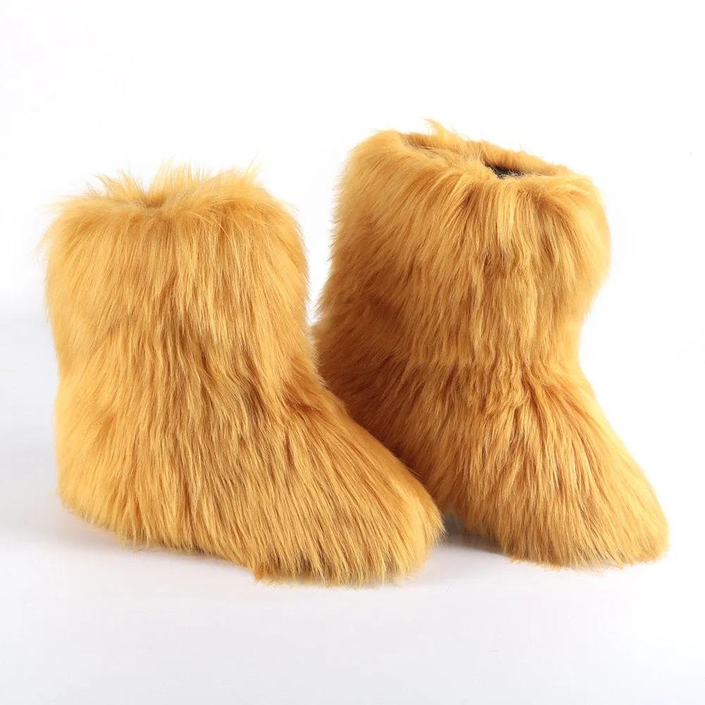 21 LUXURY Faux Fur Boots