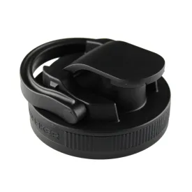 26oz Shaker Lid - Black Lid with Black Band