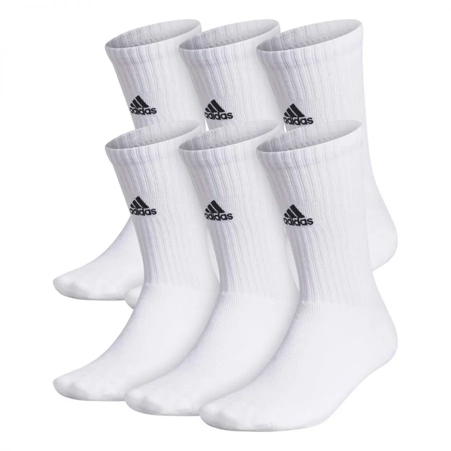 Adidas Team 6 Pack Crew Socks