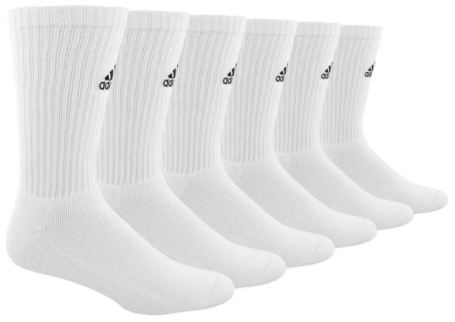 Adidas Team 6 Pack Crew Socks