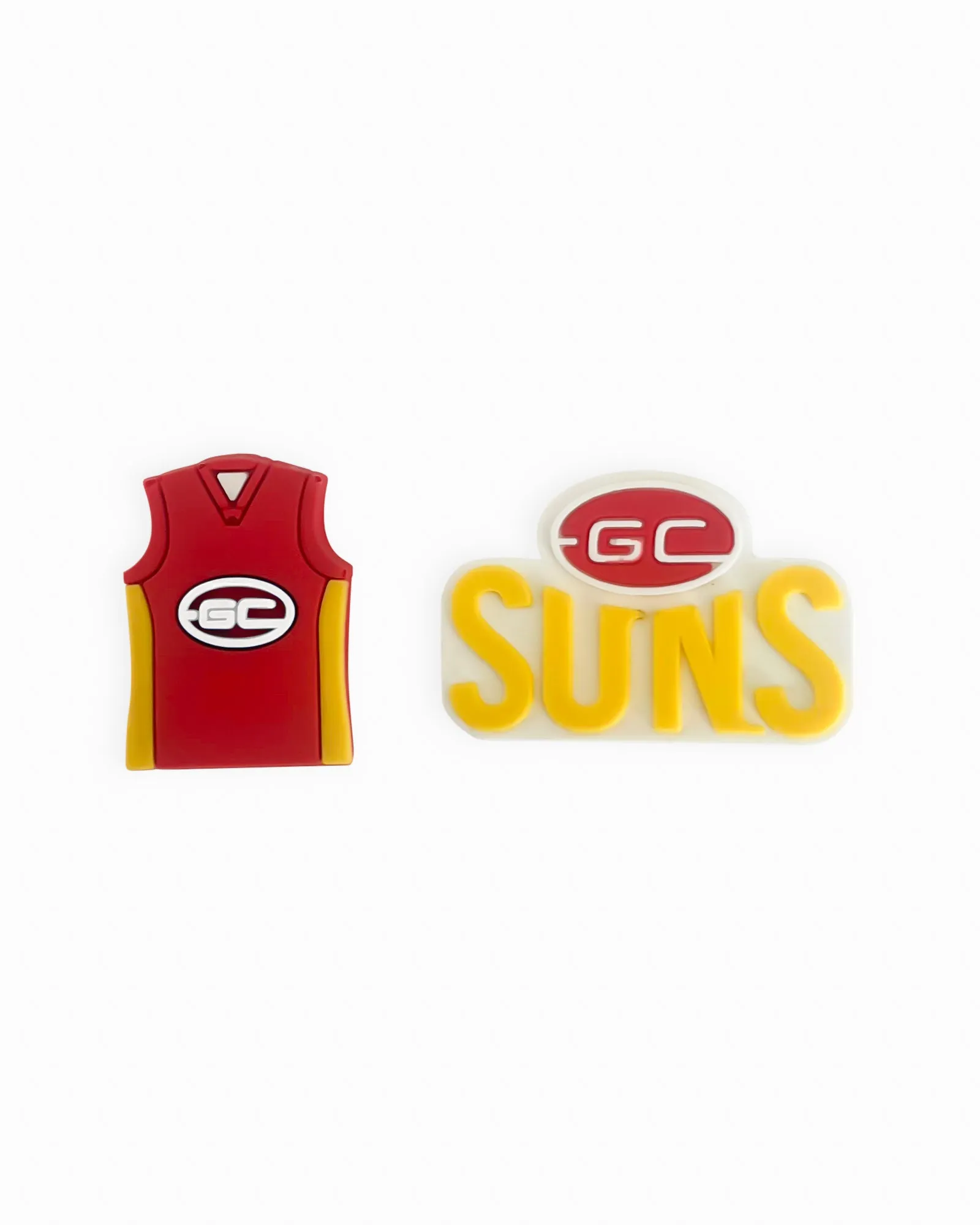 AFL Shoe Charms - Gold Coast (2 Pack)