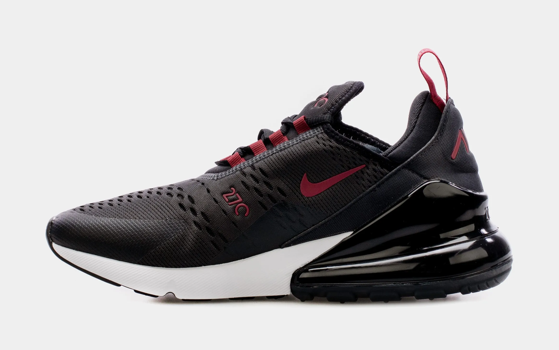 Air Max 270 Mens Running Shoes (Black/Red)