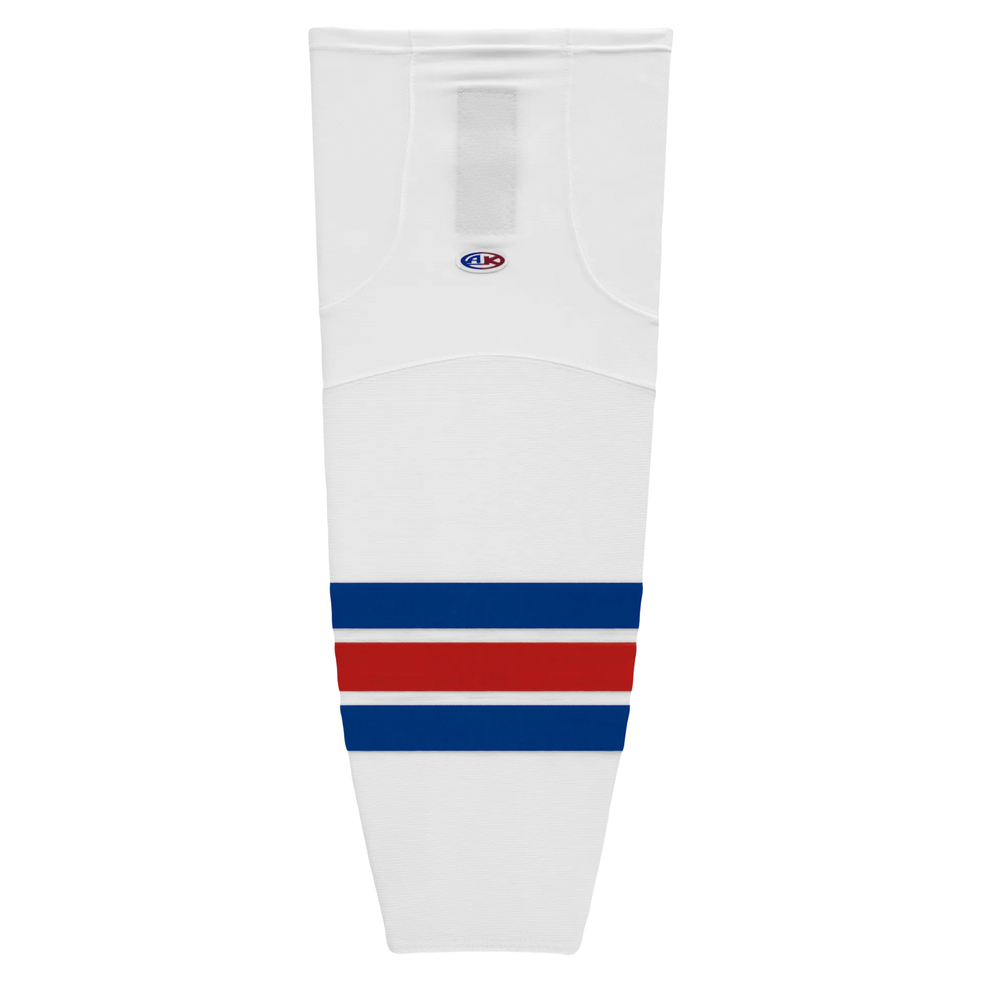 Athletic Knit (AK) HS2100-313 Kitchener Rangers White Mesh Ice Hockey Socks