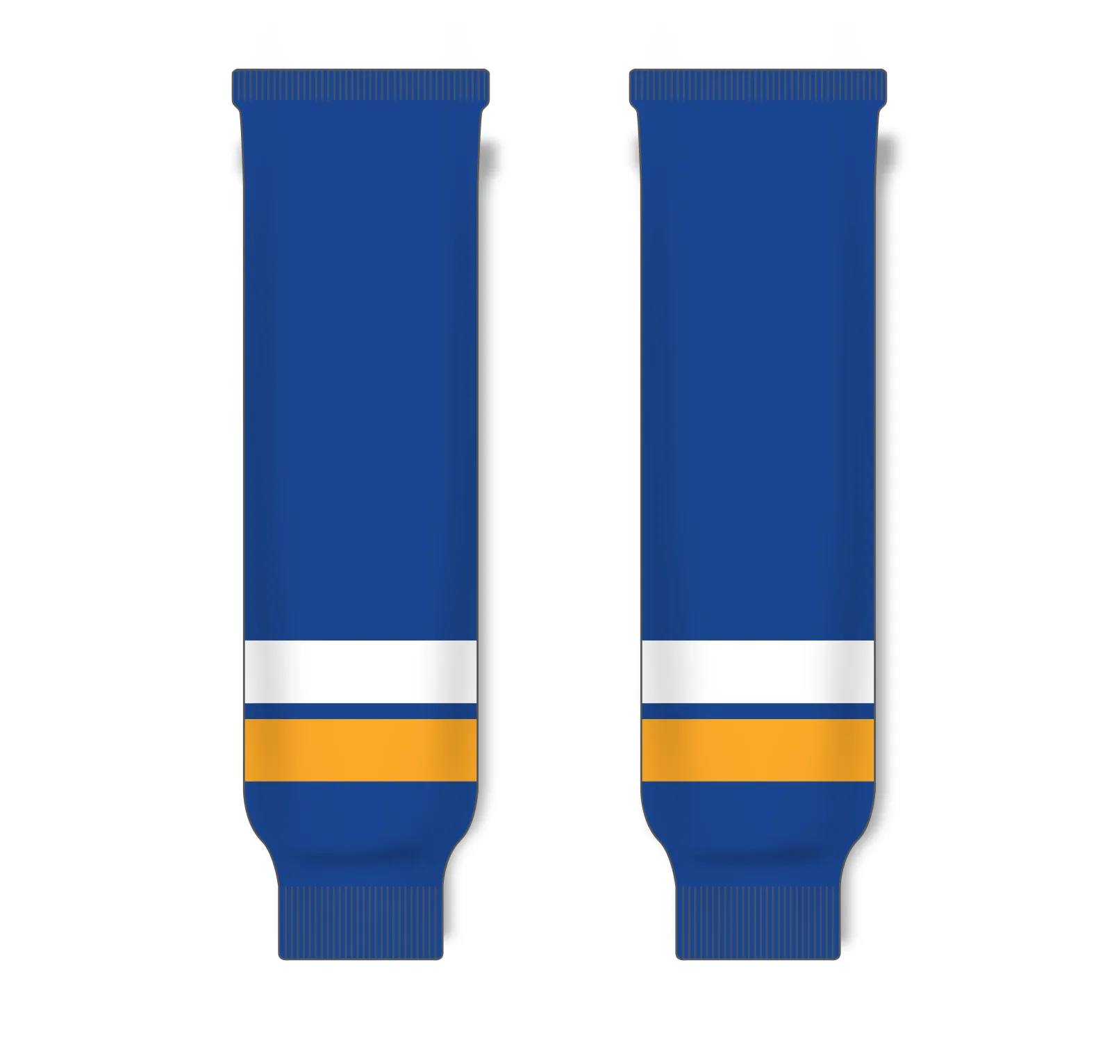 Athletic Knit (AK) HS630-448 2014 St. Louis Blues Royal Blue Knit Ice Hockey Socks