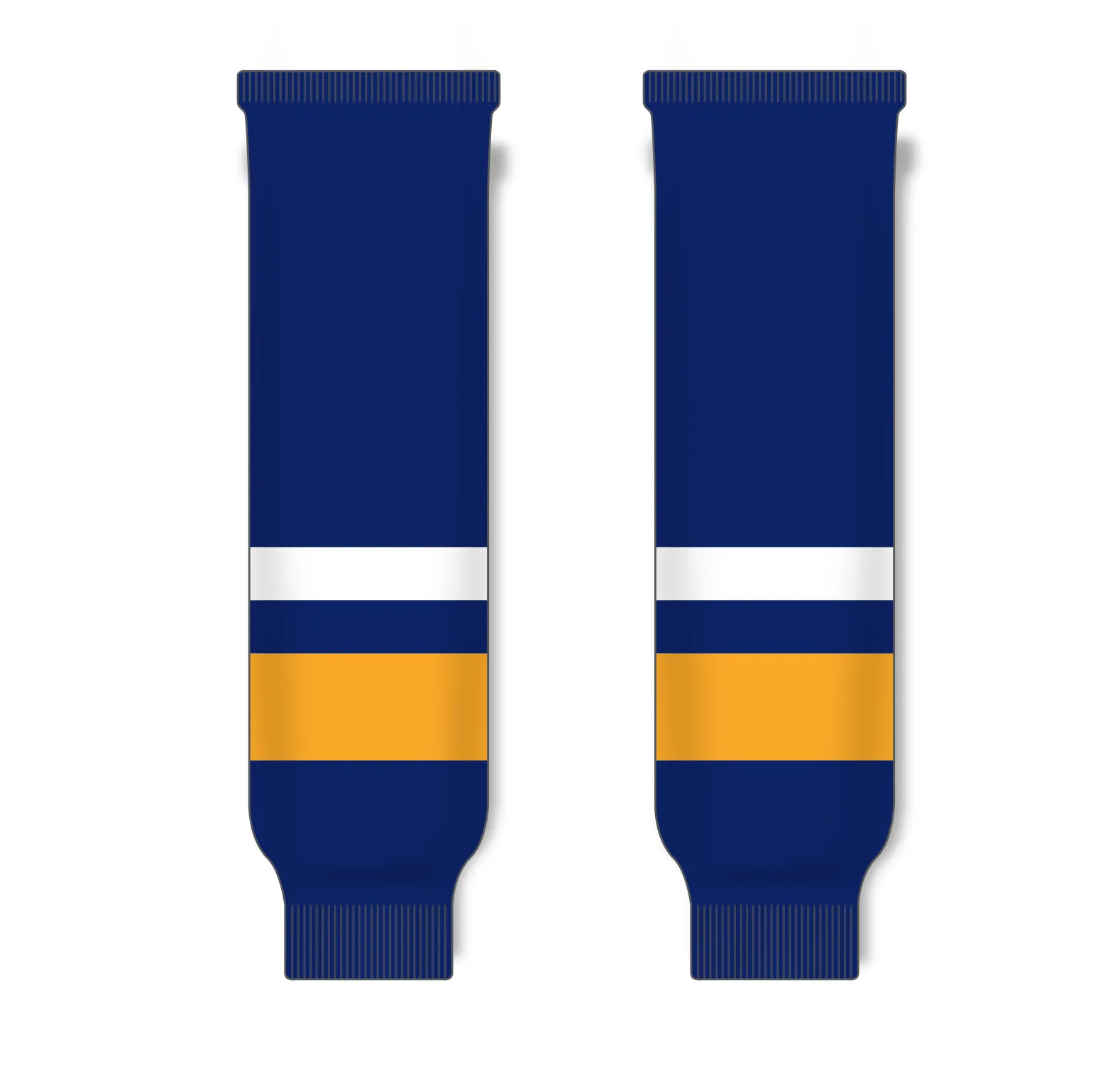 Athletic Knit (AK) HS630-800 2008 Buffalo Sabres Navy Knit Ice Hockey Socks