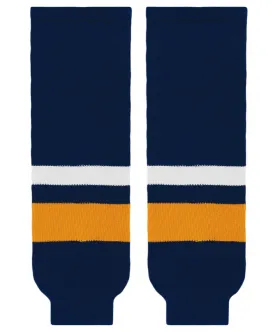 Athletic Knit (AK) HS630-800 2008 Buffalo Sabres Navy Knit Ice Hockey Socks