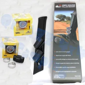 Autometer Water & EGT Gauge Kit & SAAS Pillar Pod for Nissan Patrol GQ