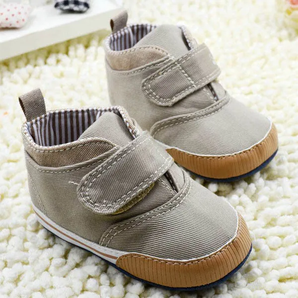 Baby Shoes Branded Newborn Girl Boy Soft Sole Crib Toddler Shoes Canvas Sneaker Prewalker Sports Shoes Casual 0-18 M