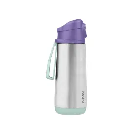 B.Box Insulated Sport Spout Drink Water Bottle Lilac Pop Purple- 500ml