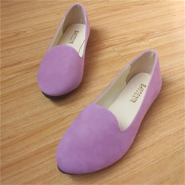 Big Size Women Flats Candy Color Shoes Woman Loafers Summer Fashion Sweet Flat Casual Shoes Women Zapatos Mujer Plus Size 35-43