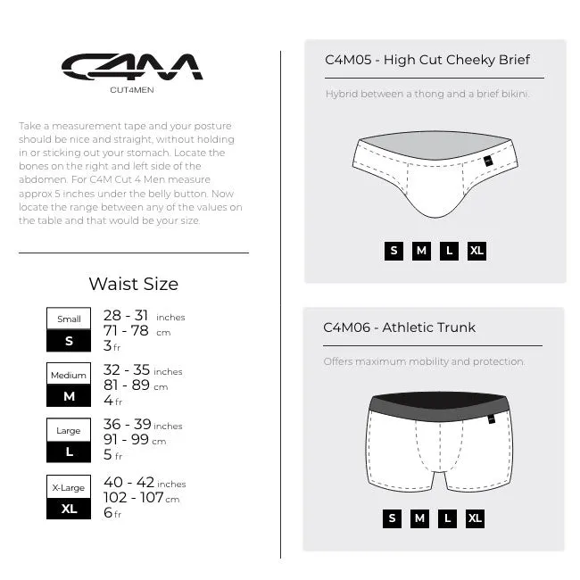 C4M Athletic Trunk Provocative - Rainbow