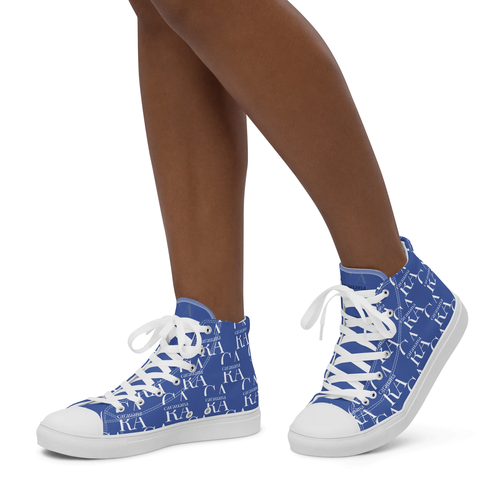 CARAUANA Hip Hop canvas shoes Blue Branded