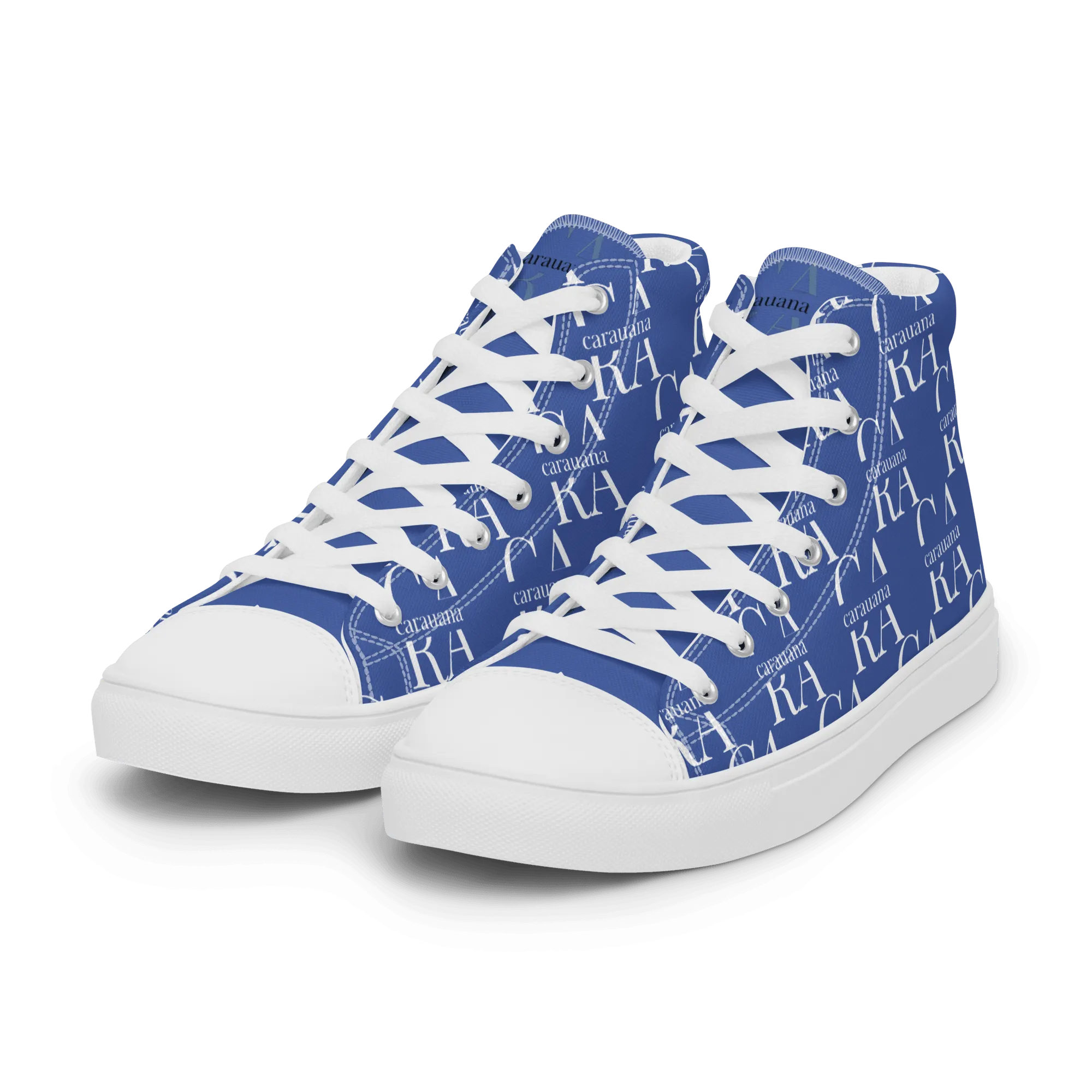 CARAUANA Hip Hop canvas shoes Blue Branded