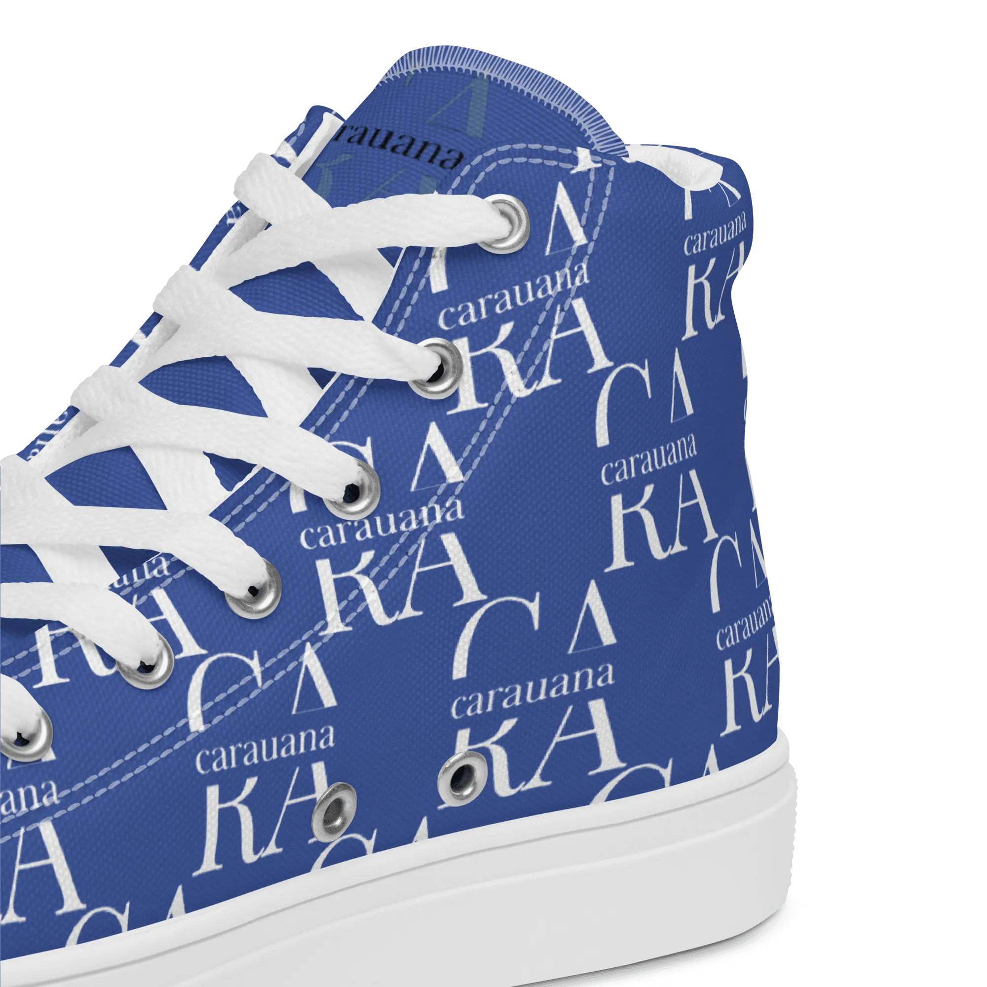 CARAUANA Hip Hop canvas shoes Blue Branded