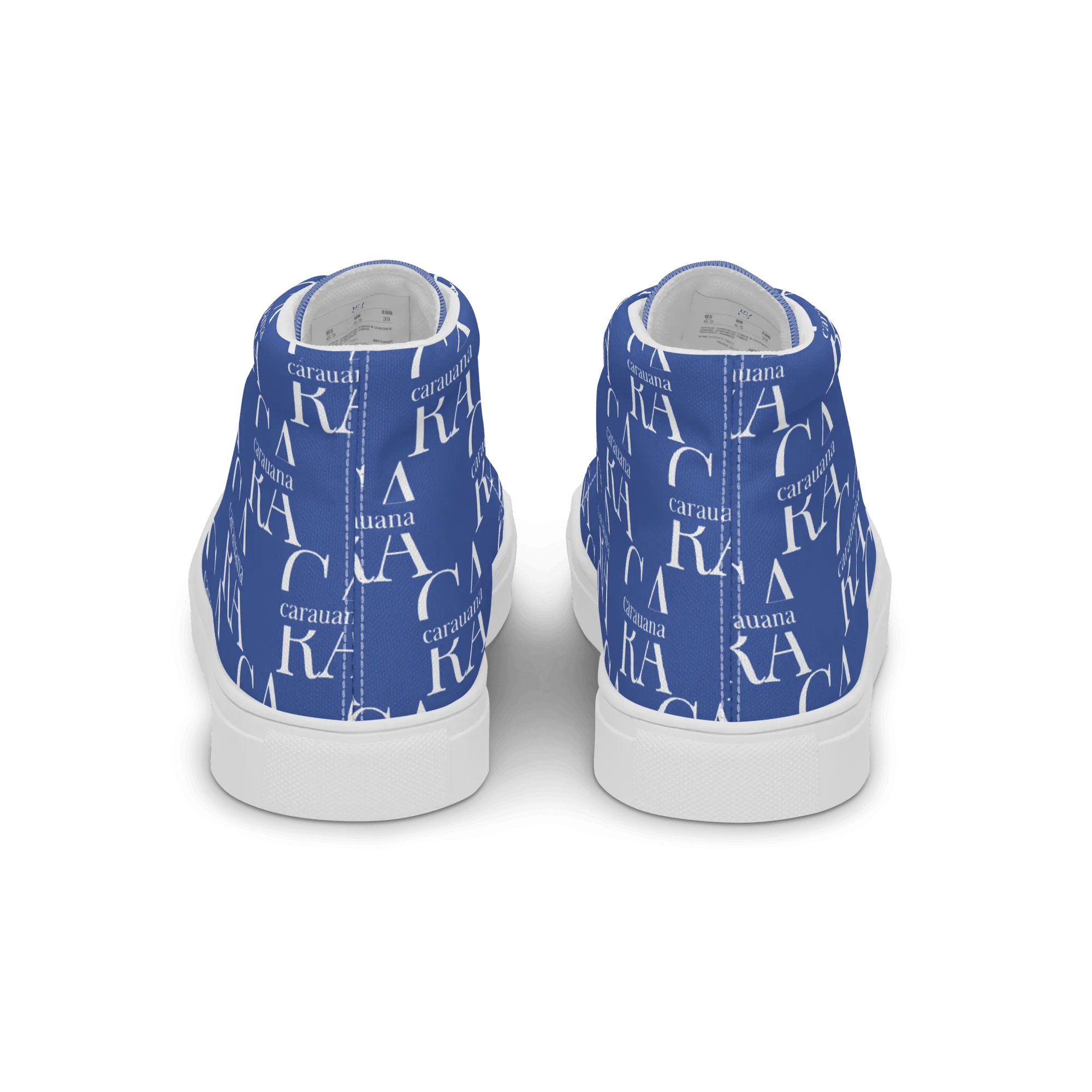 CARAUANA Hip Hop canvas shoes Blue Branded