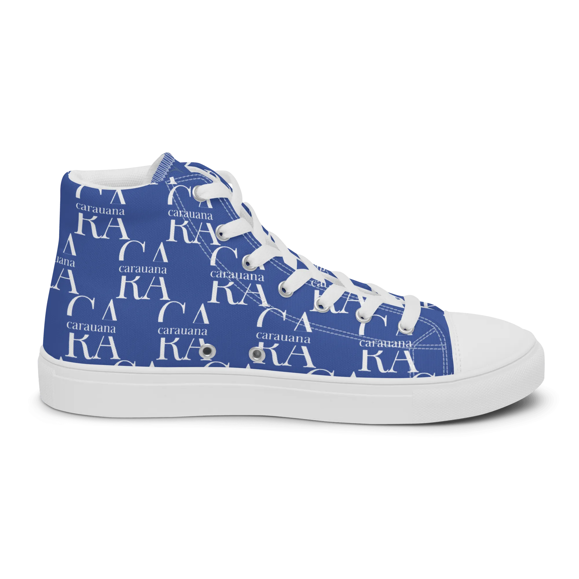 CARAUANA Hip Hop canvas shoes Blue Branded