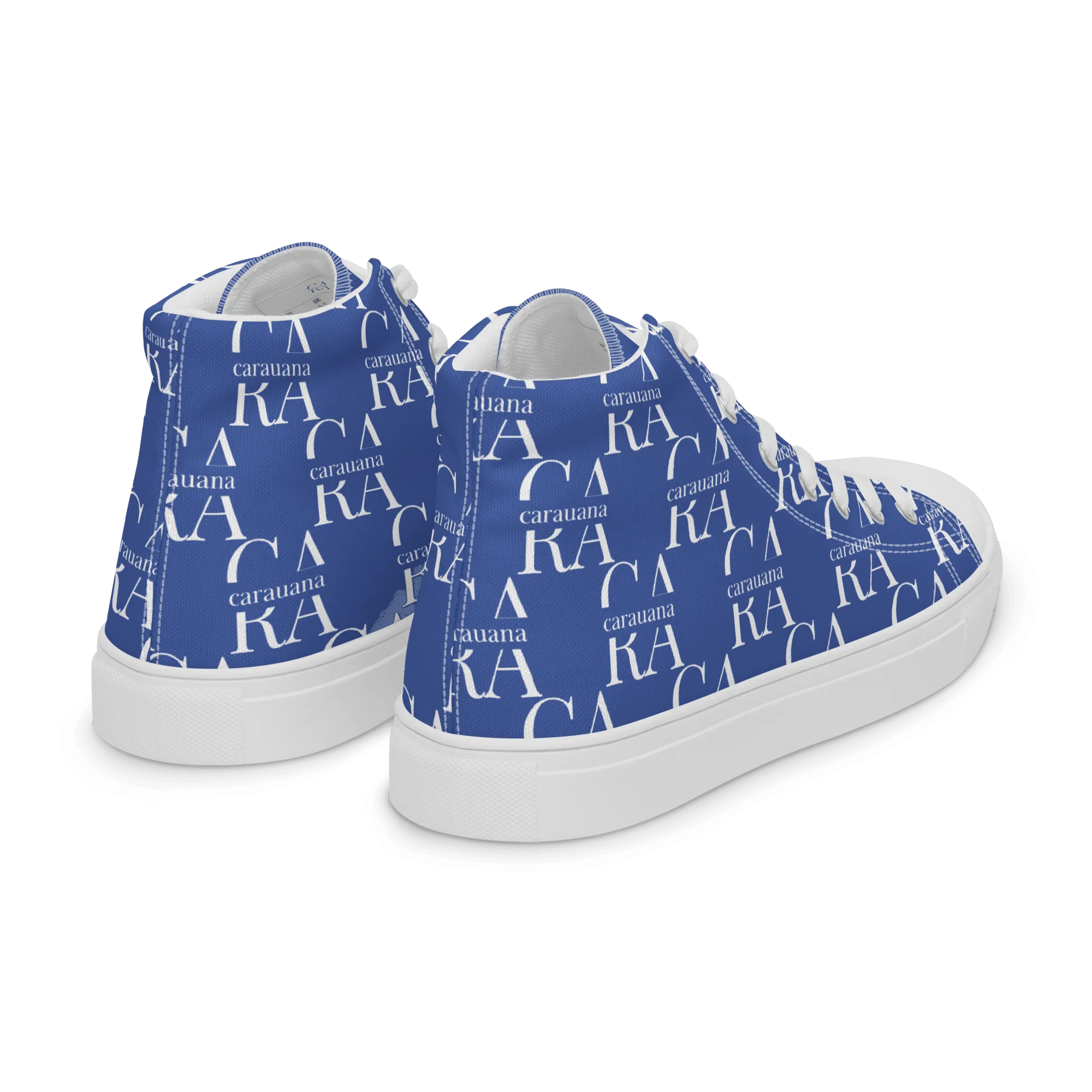 CARAUANA Hip Hop canvas shoes Blue Branded