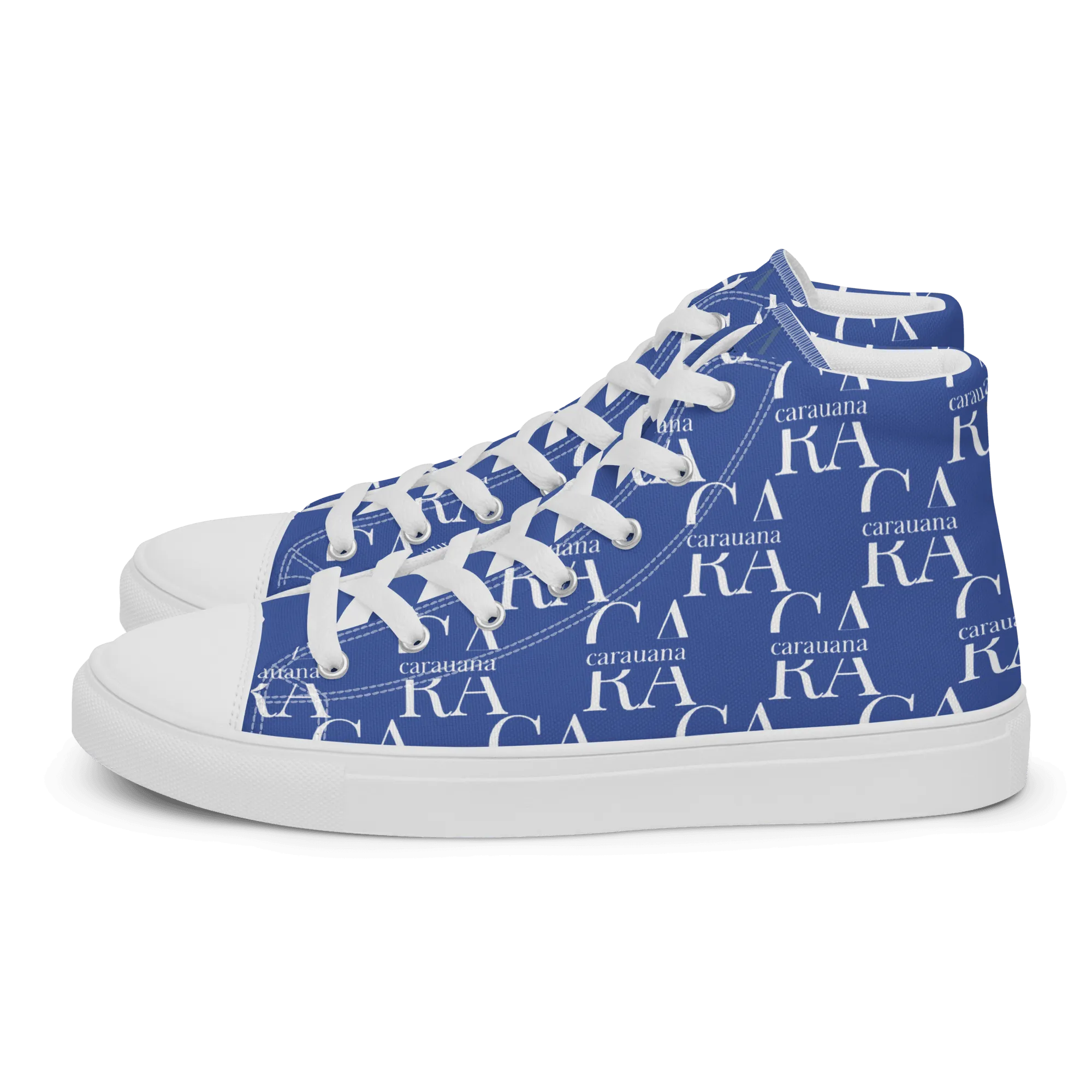 CARAUANA Hip Hop canvas shoes Blue Branded