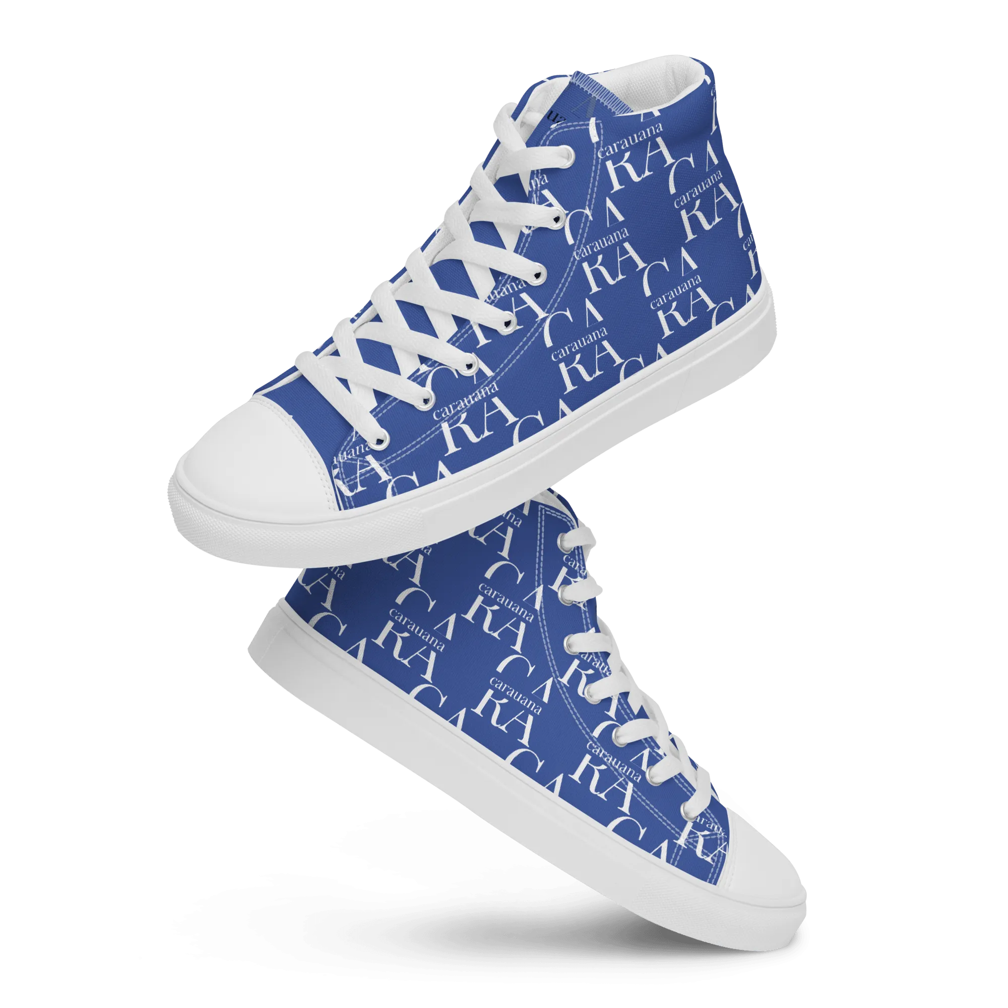 CARAUANA Hip Hop canvas shoes Blue Branded