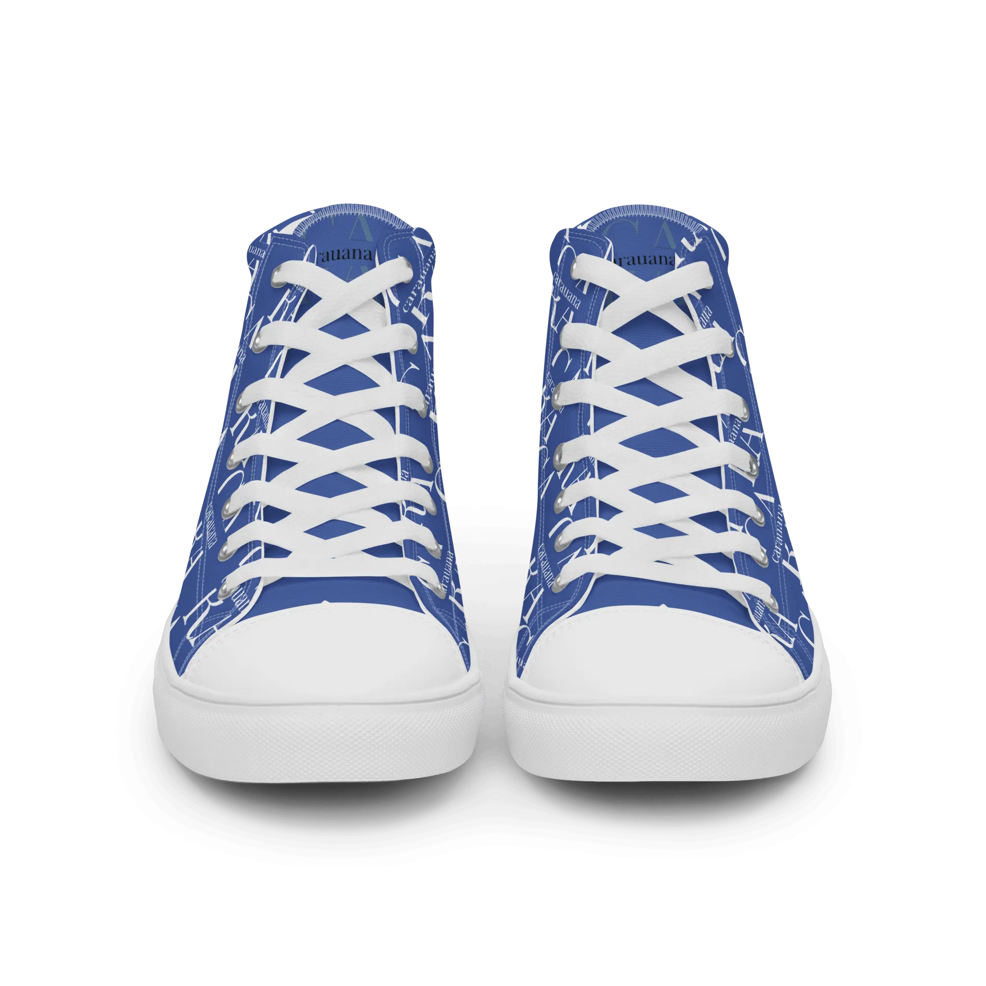 CARAUANA Hip Hop canvas shoes Blue Branded