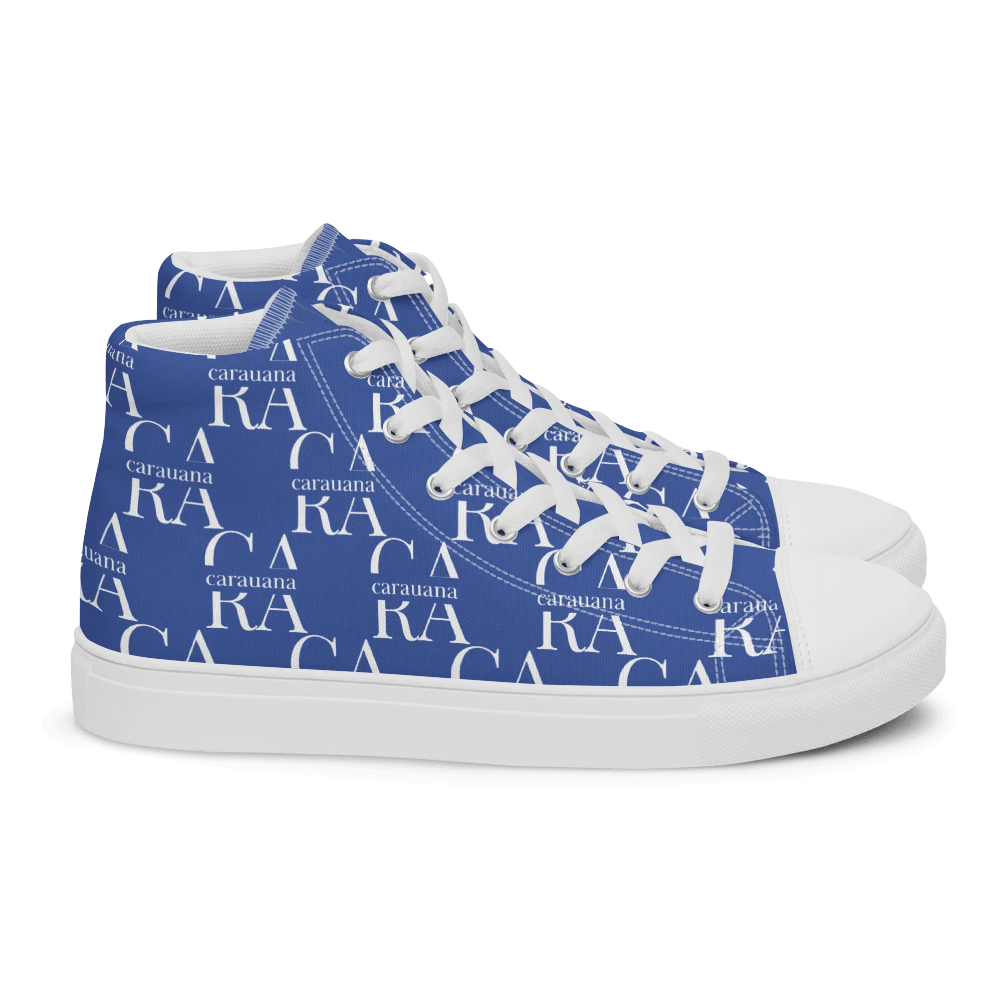 CARAUANA Hip Hop canvas shoes Blue Branded