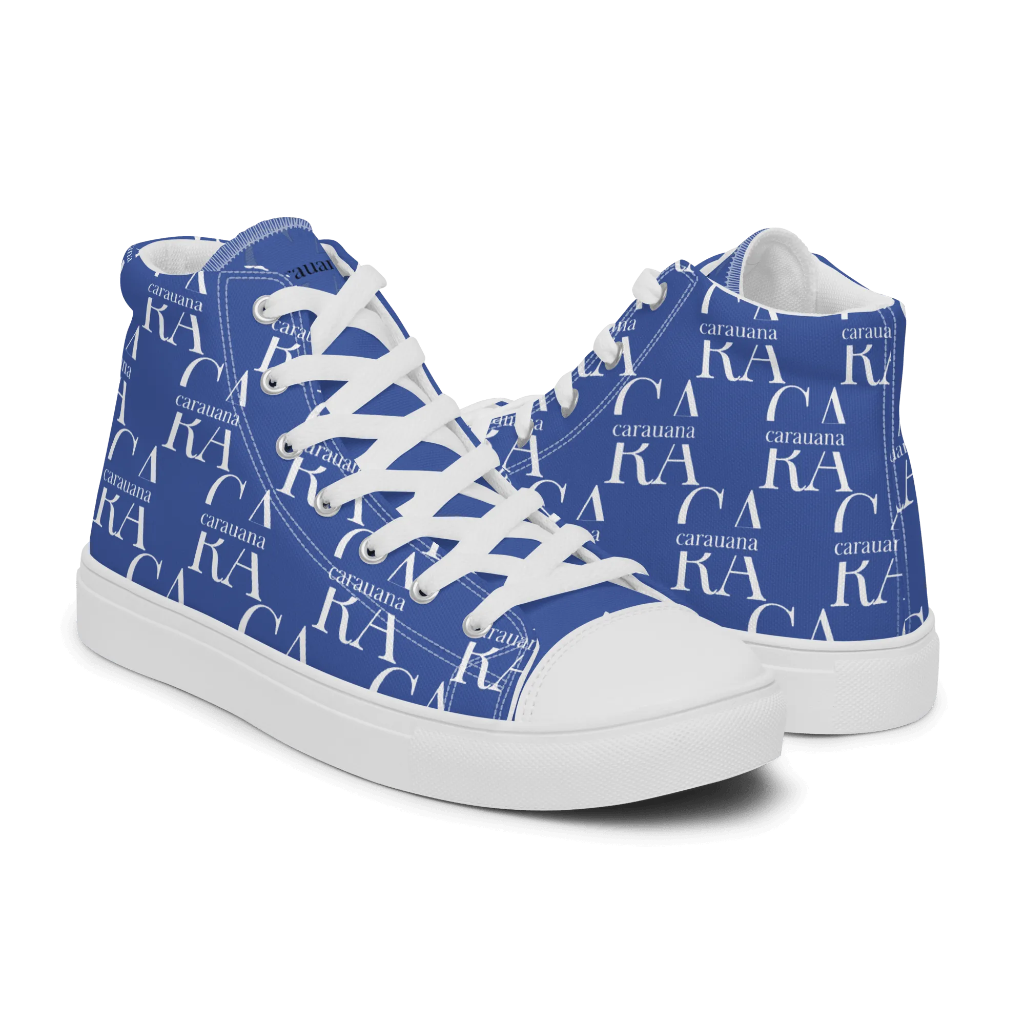 CARAUANA Hip Hop canvas shoes Blue Branded