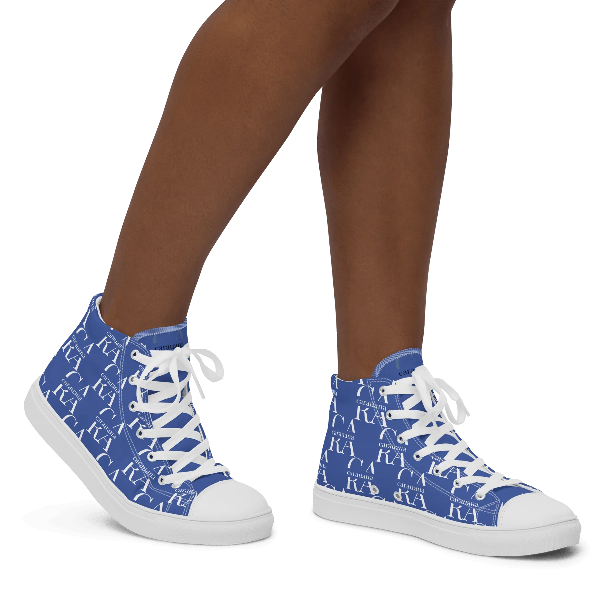 CARAUANA Hip Hop canvas shoes Blue Branded