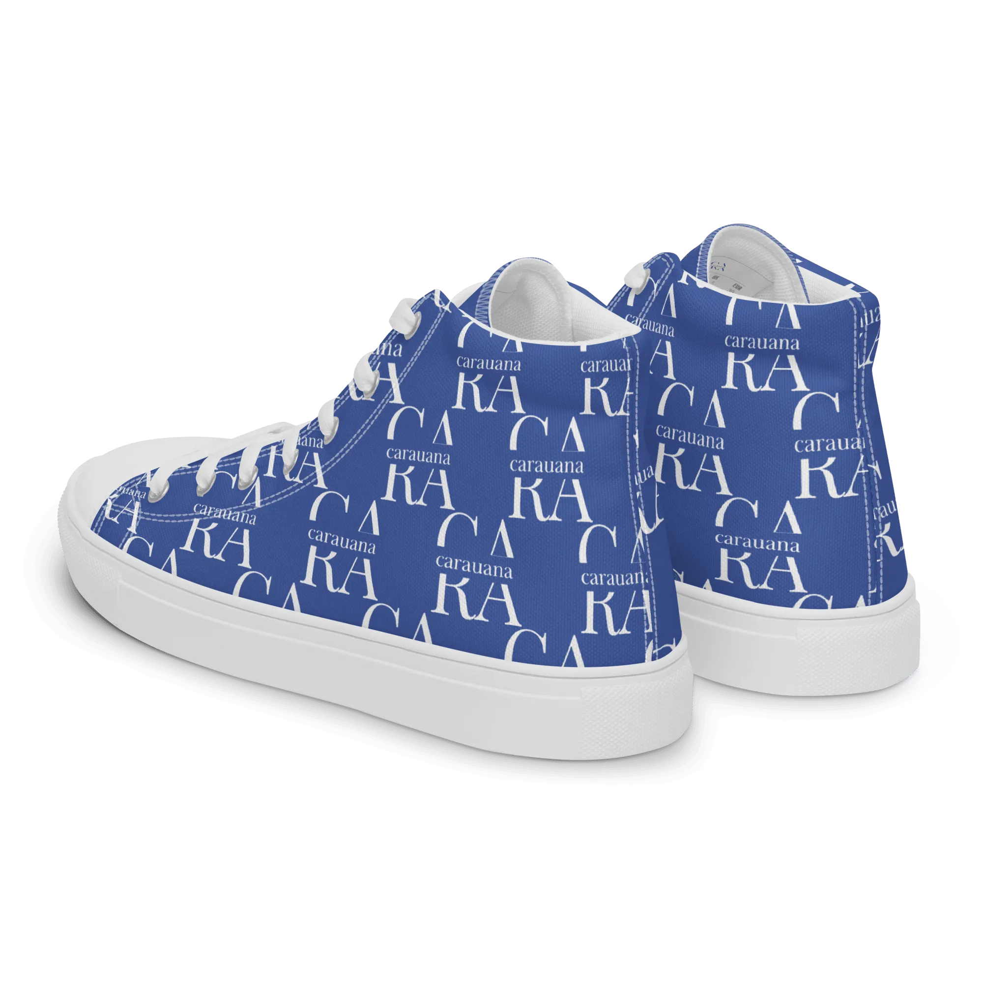 CARAUANA Hip Hop canvas shoes Blue Branded