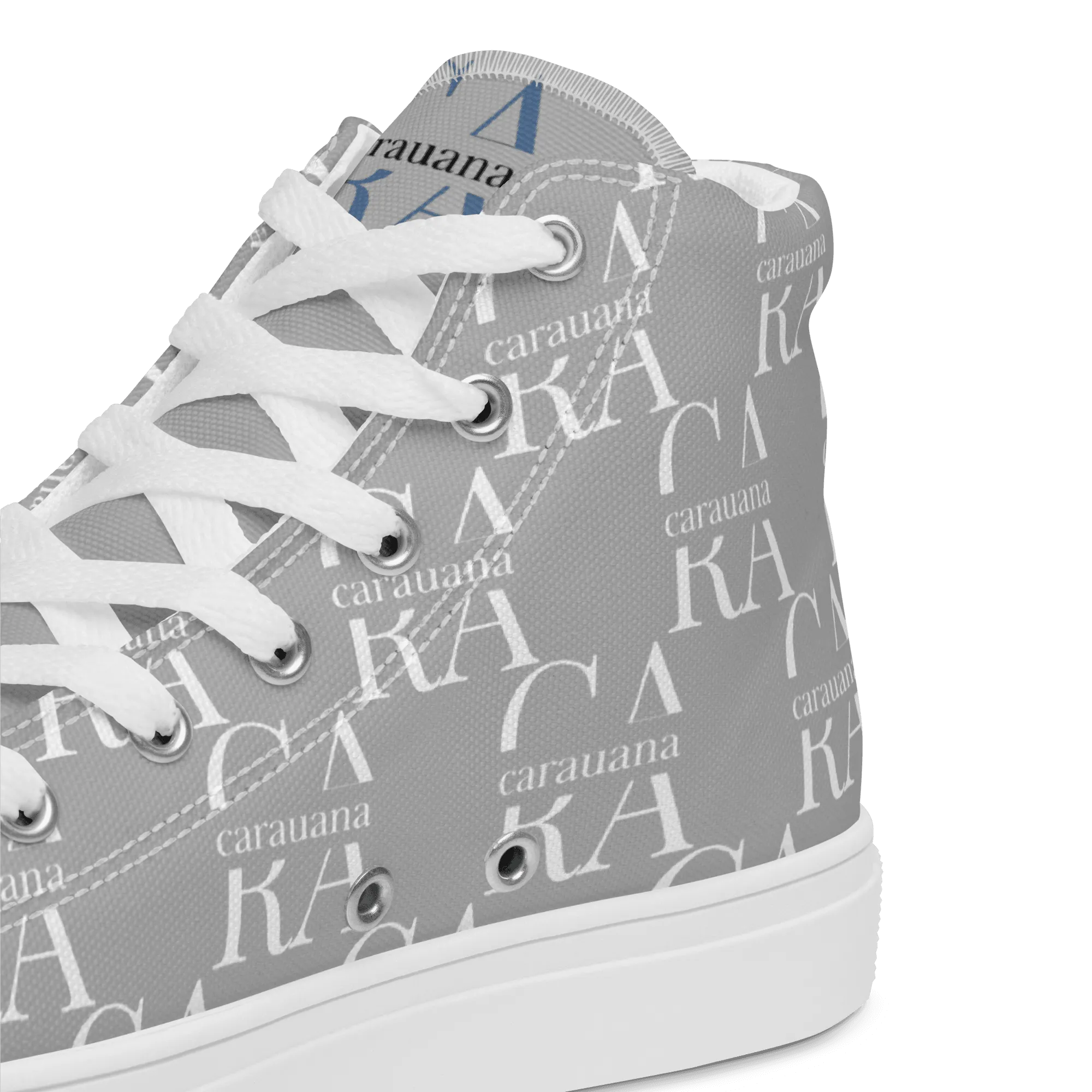 CARAUANA Hip Hop canvas shoes Grey Branded