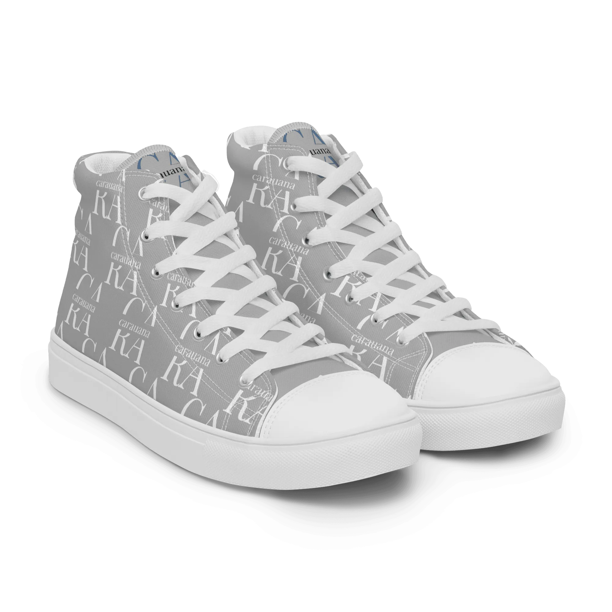 CARAUANA Hip Hop canvas shoes Grey Branded