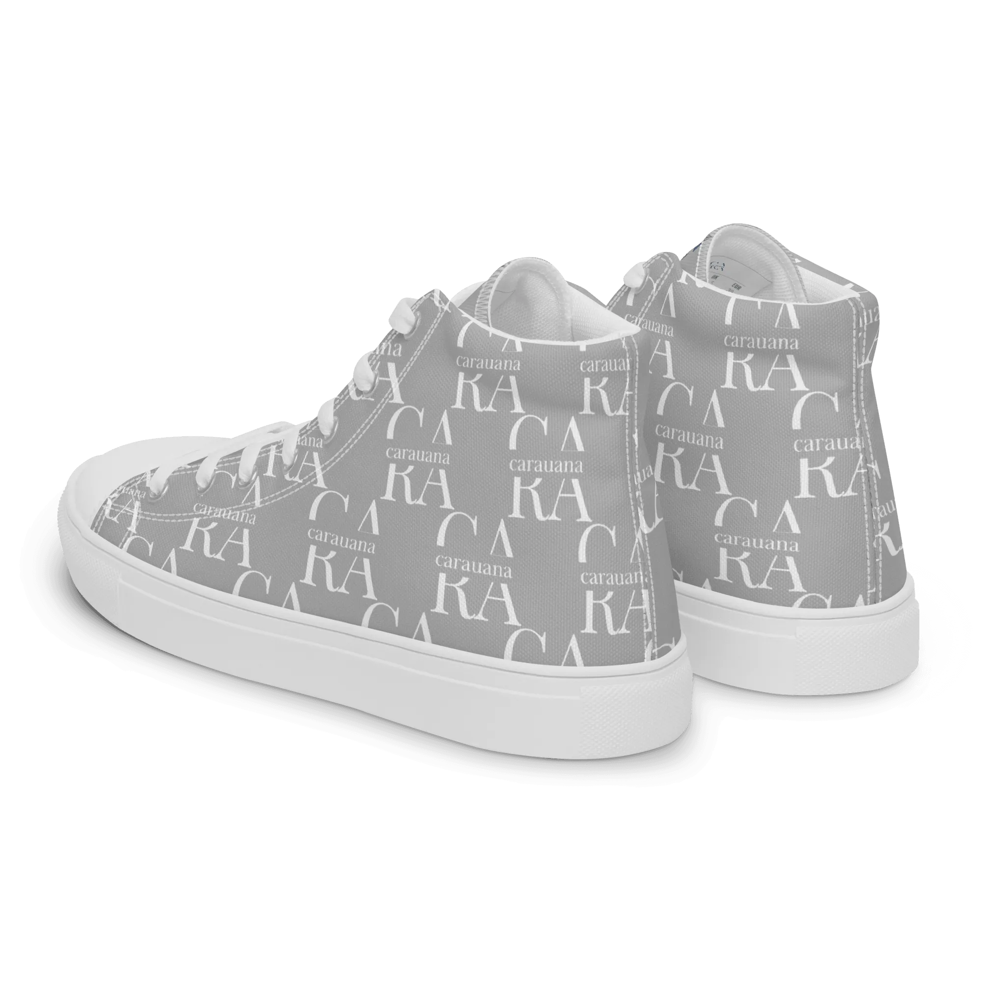 CARAUANA Hip Hop canvas shoes Grey Branded