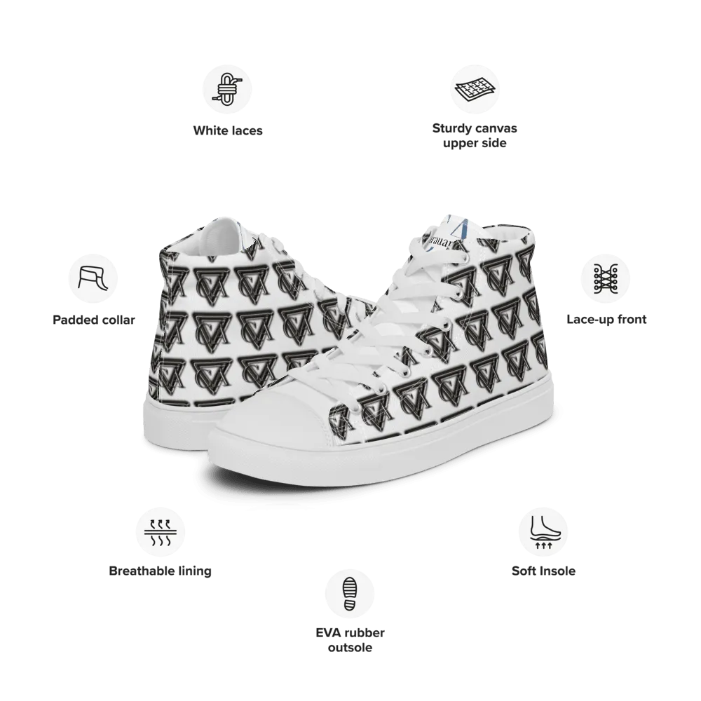 CARAUANA Hip Hop Canvas Shoes White