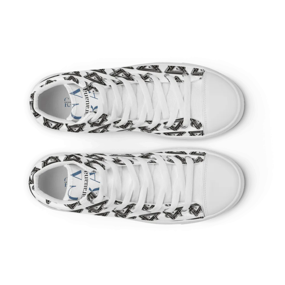 CARAUANA Hip Hop Canvas Shoes White