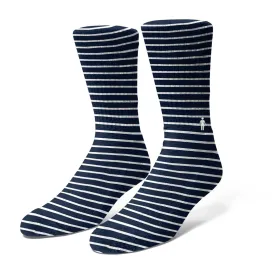 Girl Striped Socks Navy