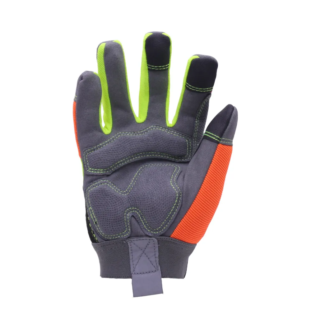 Handlandy Men Work Gloves Reflective Anti Vibration Breathable 5805