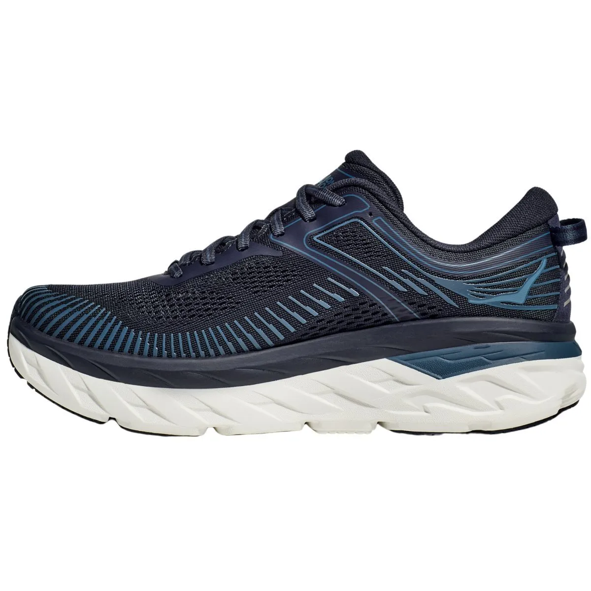 Hoka One One Men's Bondi 7 Outerspace/White