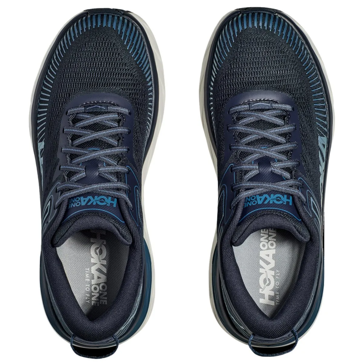 Hoka One One Men's Bondi 7 Outerspace/White