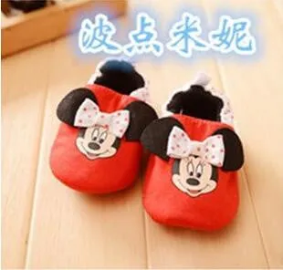 Hot Sale Soft Lovely Baby Boys Girls Kids Shoes Cotton Toddler Slippers New Style Skid-Oroof First Walkers Infant Shoes