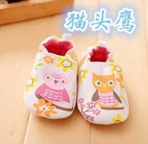 Hot Sale Soft Lovely Baby Boys Girls Kids Shoes Cotton Toddler Slippers New Style Skid-Oroof First Walkers Infant Shoes