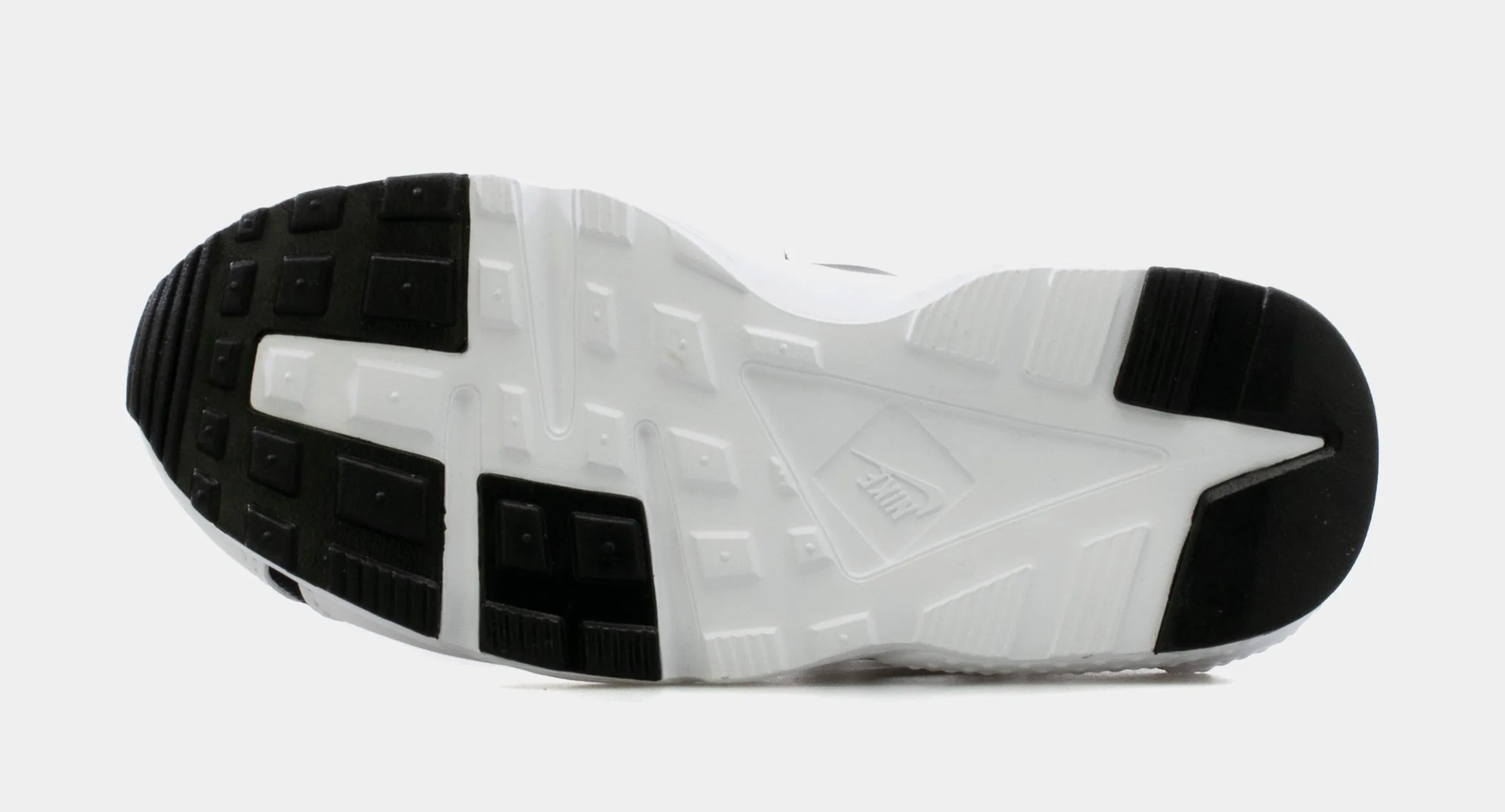 Huarache Run Preschool Lifestyle Shoe (Black/White)