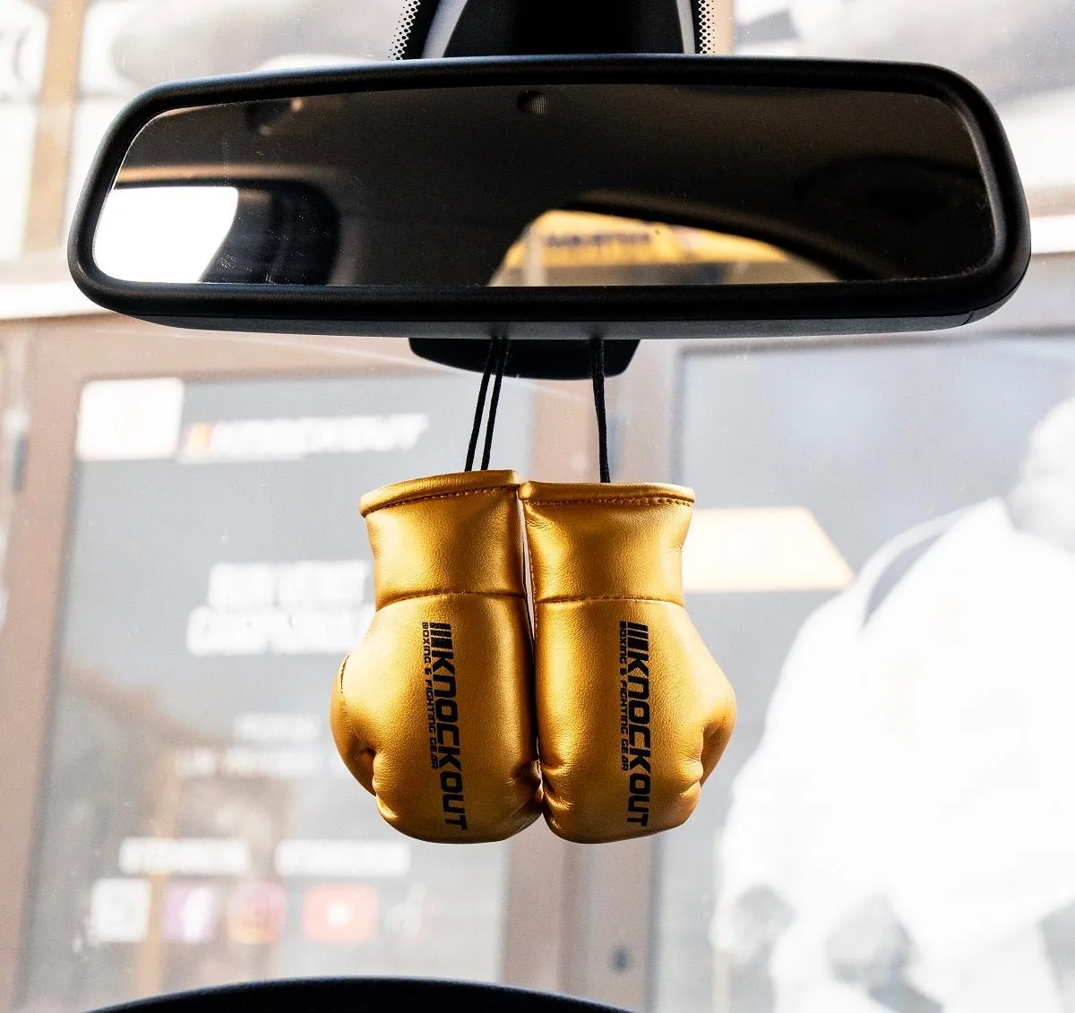 Knockout Mini Boxing Gloves Keychain