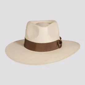 Lennox | Womens Glazed Toyo Straw Outback Wide Brim Sun Hat