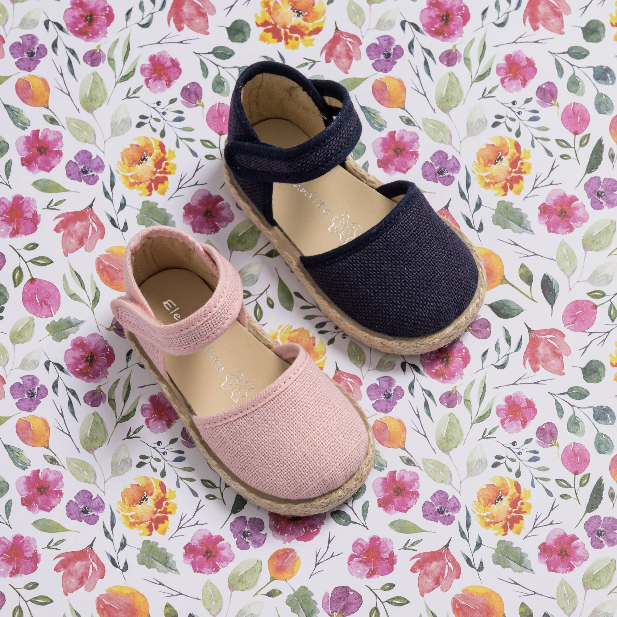 Linen Classic Espadrille Pink