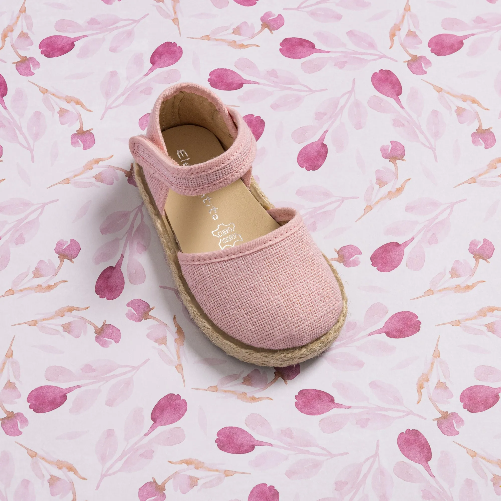 Linen Classic Espadrille Pink