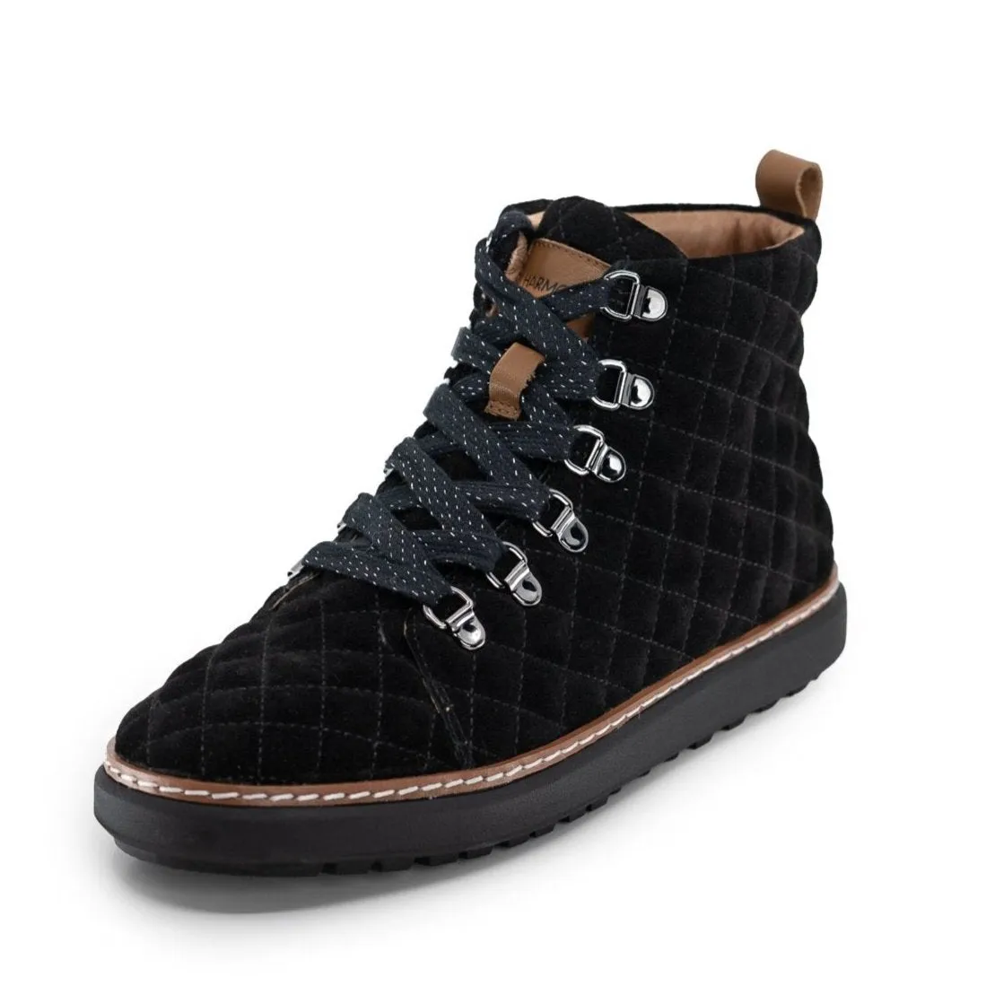 Melissa High-Top • Black Quilted