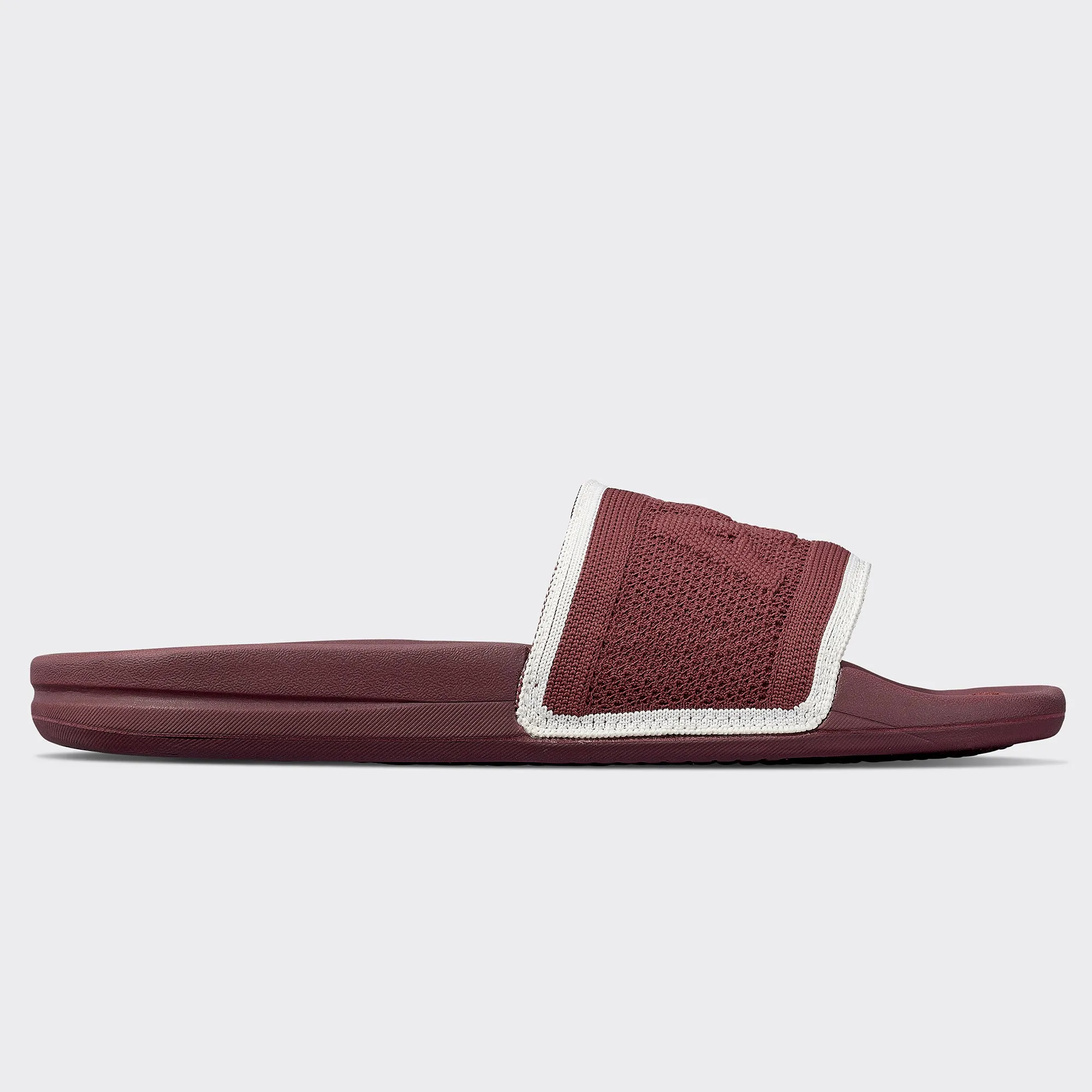 Men's Big Logo TechLoom Slide Burgundy / Ivory