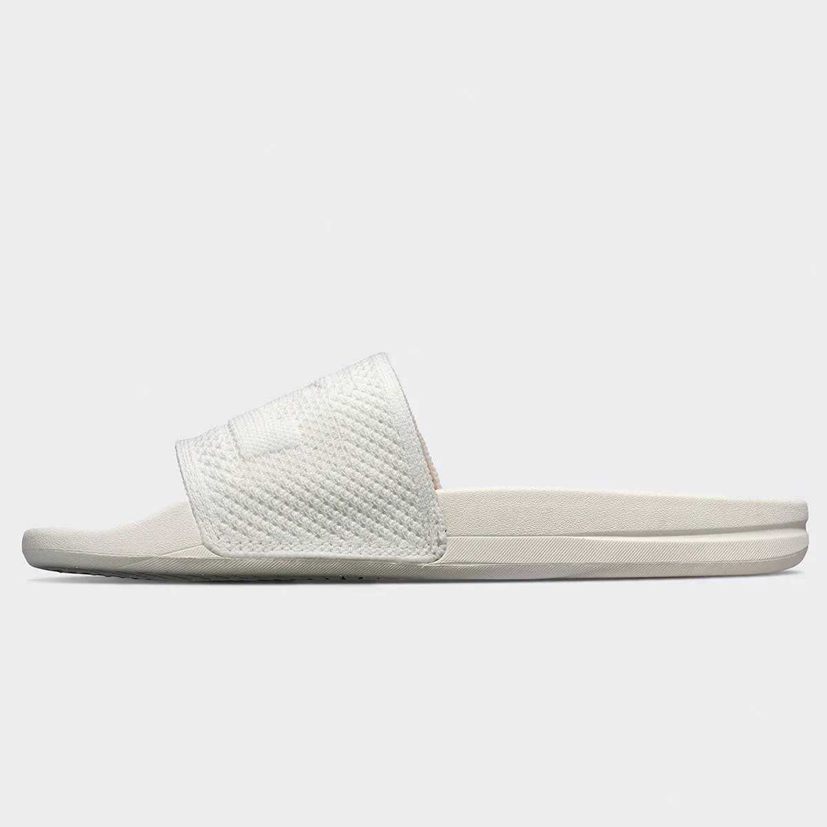 Men's Big Logo TechLoom Slide Ivory / Almond